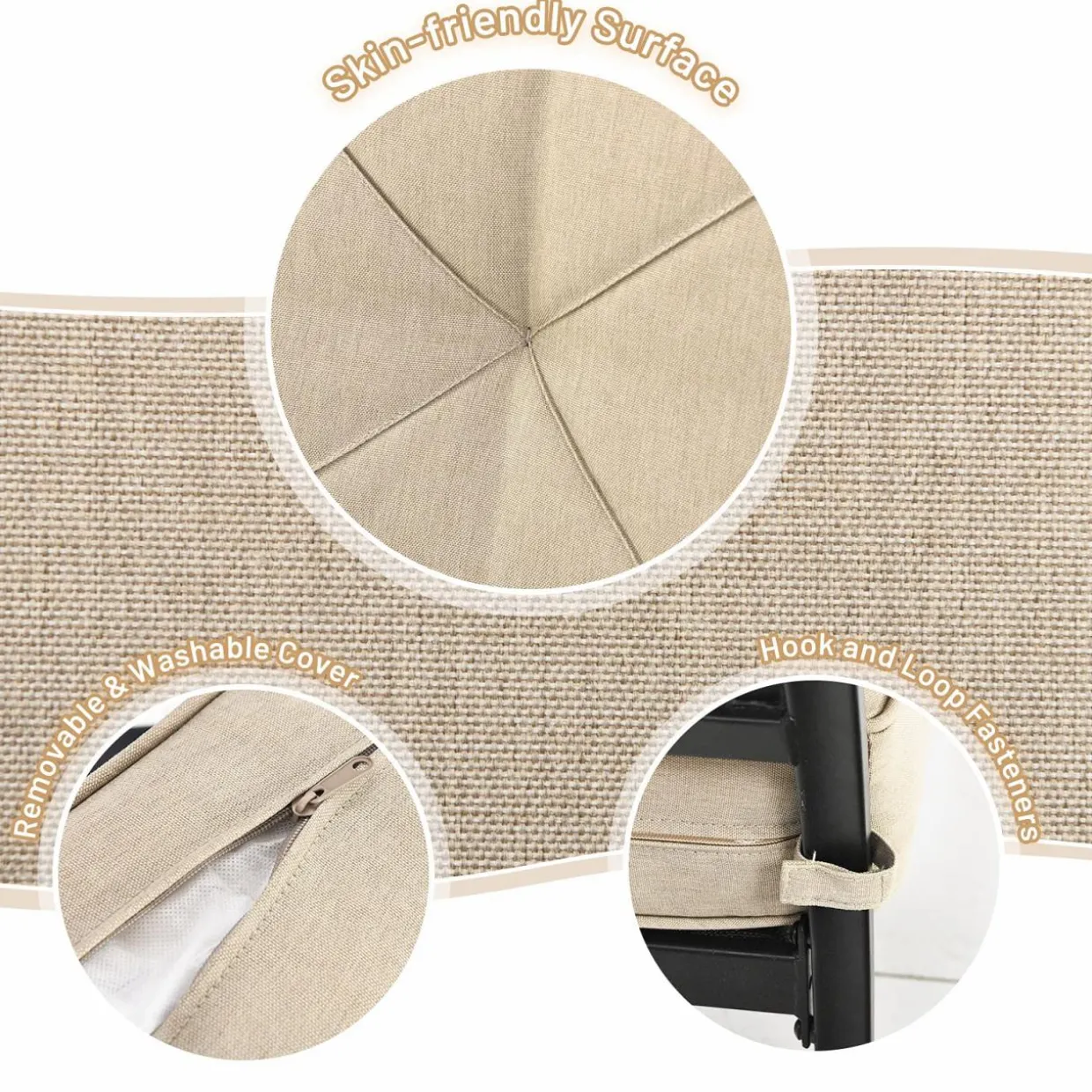 Tangkula 2 Pieces Patio Dining Chairs, Outdoor Bistro Armchairs with Steel Frame, Thick and Soft Cushions