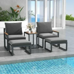 Tangkula 5 Pieces Patio Furniture Set
