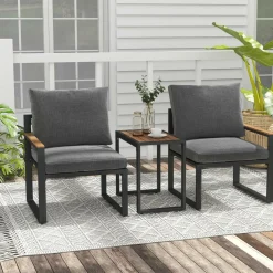 Tangkula 3 Pieces Patio Furniture Set