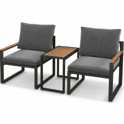 Tangkula 3 Pieces Patio Furniture Set