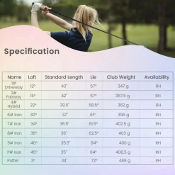 Tangkula 9 Pieces Women's Complete Golf Club Set Right Handed