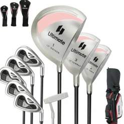 Tangkula 10 Pieces Women's Complete Golf Clubs Package Set Right Hand