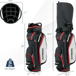 Tangkula 10 Pieces Women's Complete Golf Clubs Package Set Right Hand