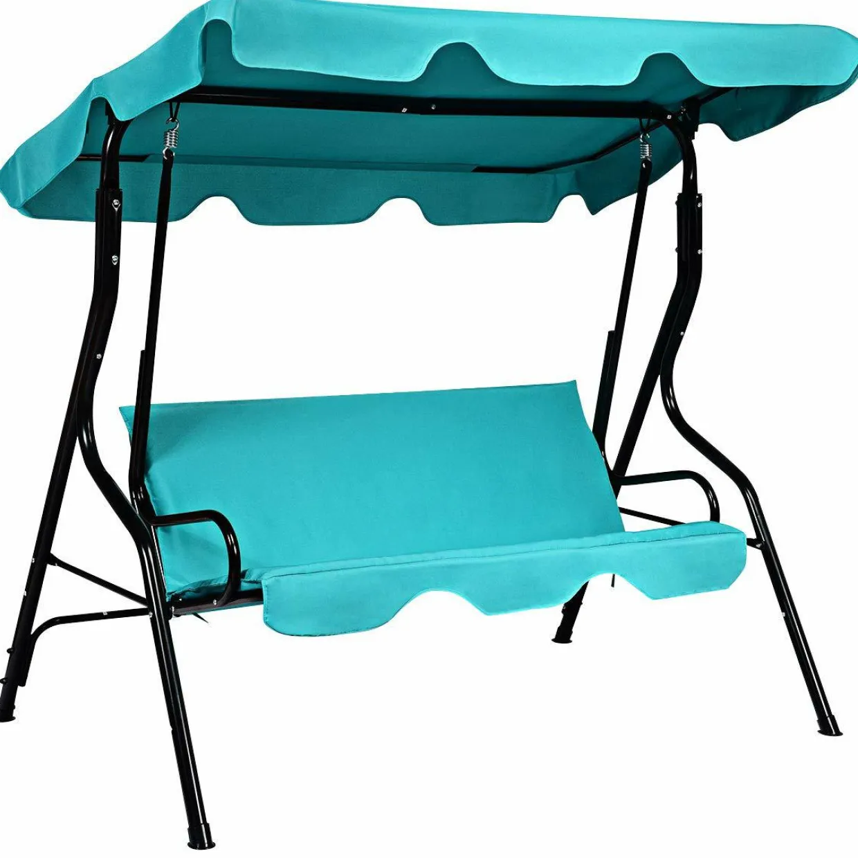 TANGKULA 3 Seater Canopy Swing, Outdoor Patio Swing