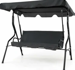 TANGKULA 3 Seater Canopy Swing, Outdoor Patio Swing