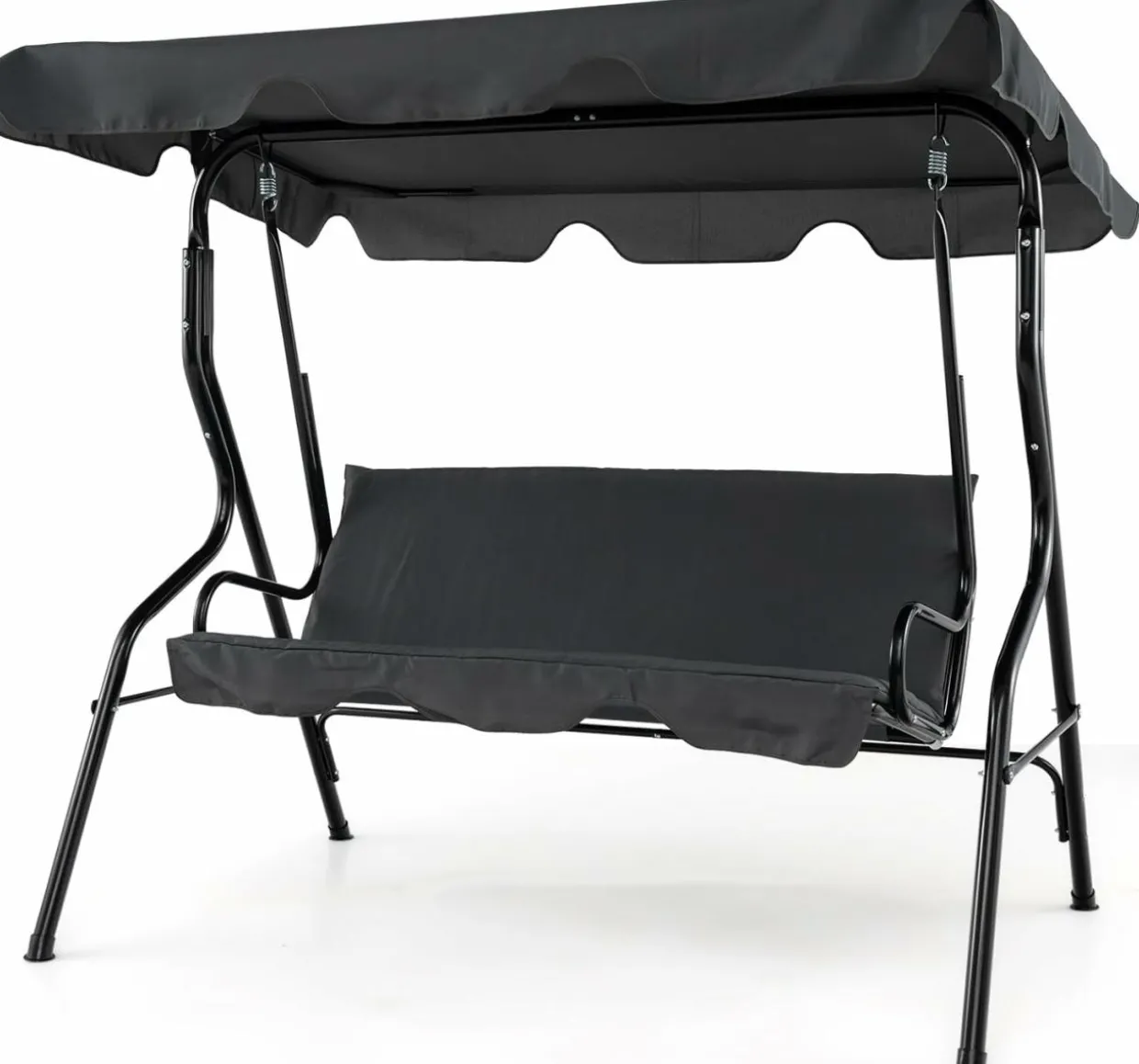 TANGKULA 3 Seater Canopy Swing, Outdoor Patio Swing