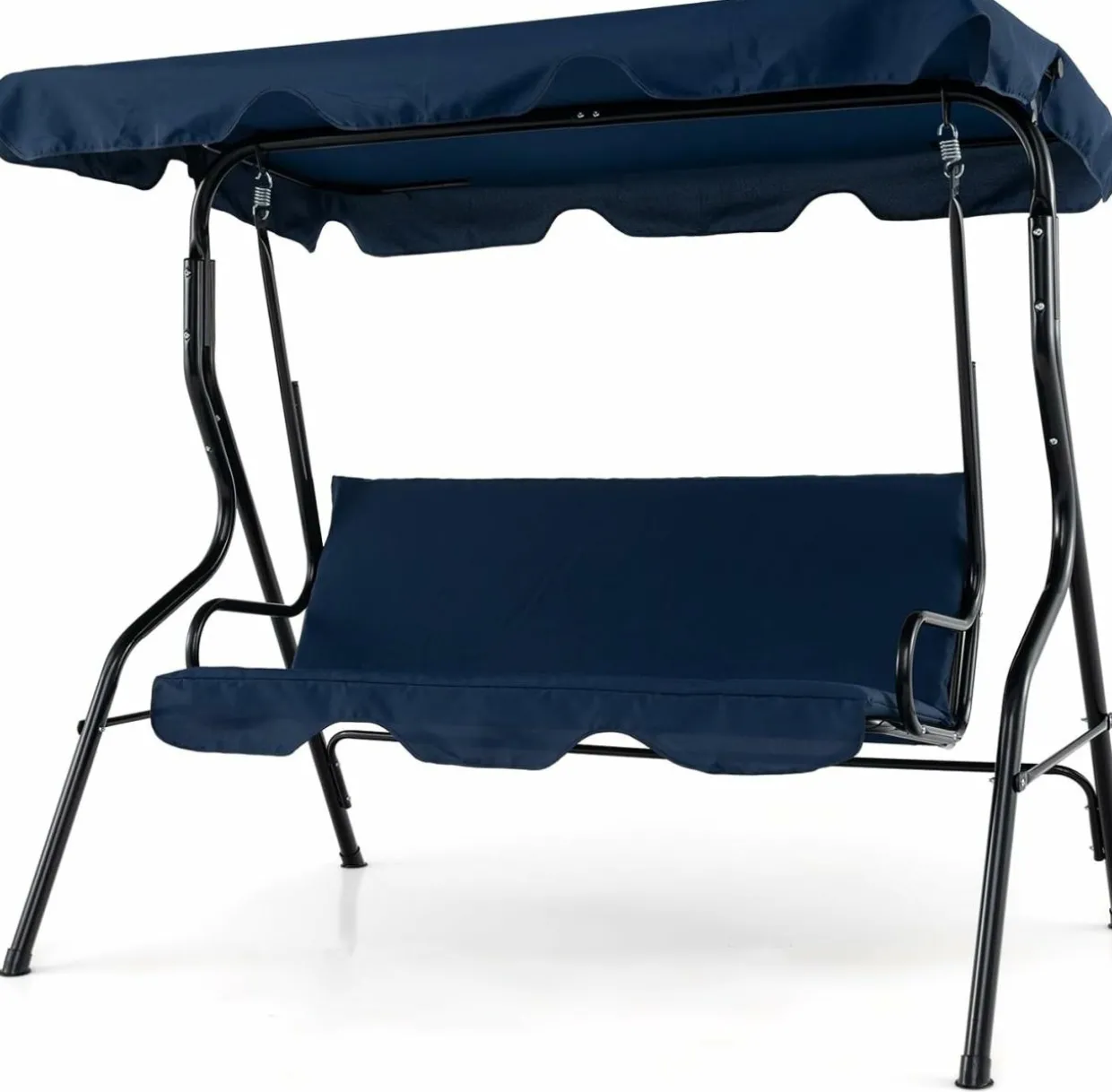TANGKULA 3 Seater Canopy Swing, Outdoor Patio Swing