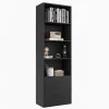 Tangkula 4 Shelf Bookcase with 2 Drawers, 74 Inches 4 Tiers Tall Open Bookshelf with 2 Slide-Out Drawers