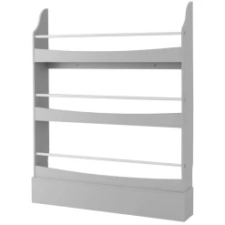 Tangkula 3 Tier Bookshelf, Bookcase Rack Wall for Books & Magazines