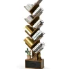 Tangkula 10 Tier Tree Bookshelf with Drawer