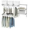 Tangkula 3 to 6 FT Custom Closet Organizer System Kit