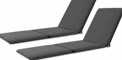 Tangkula 72” x 23” Chaise Lounge Cushion, Tri-Fold Lounger Pad with Hook & Loop Fasteners