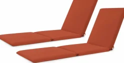 Tangkula 72” x 23” Chaise Lounge Cushion, Tri-Fold Lounger Pad with Hook & Loop Fasteners