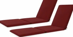 Tangkula 72” x 23” Chaise Lounge Cushion, Tri-Fold Lounger Pad with Hook & Loop Fasteners