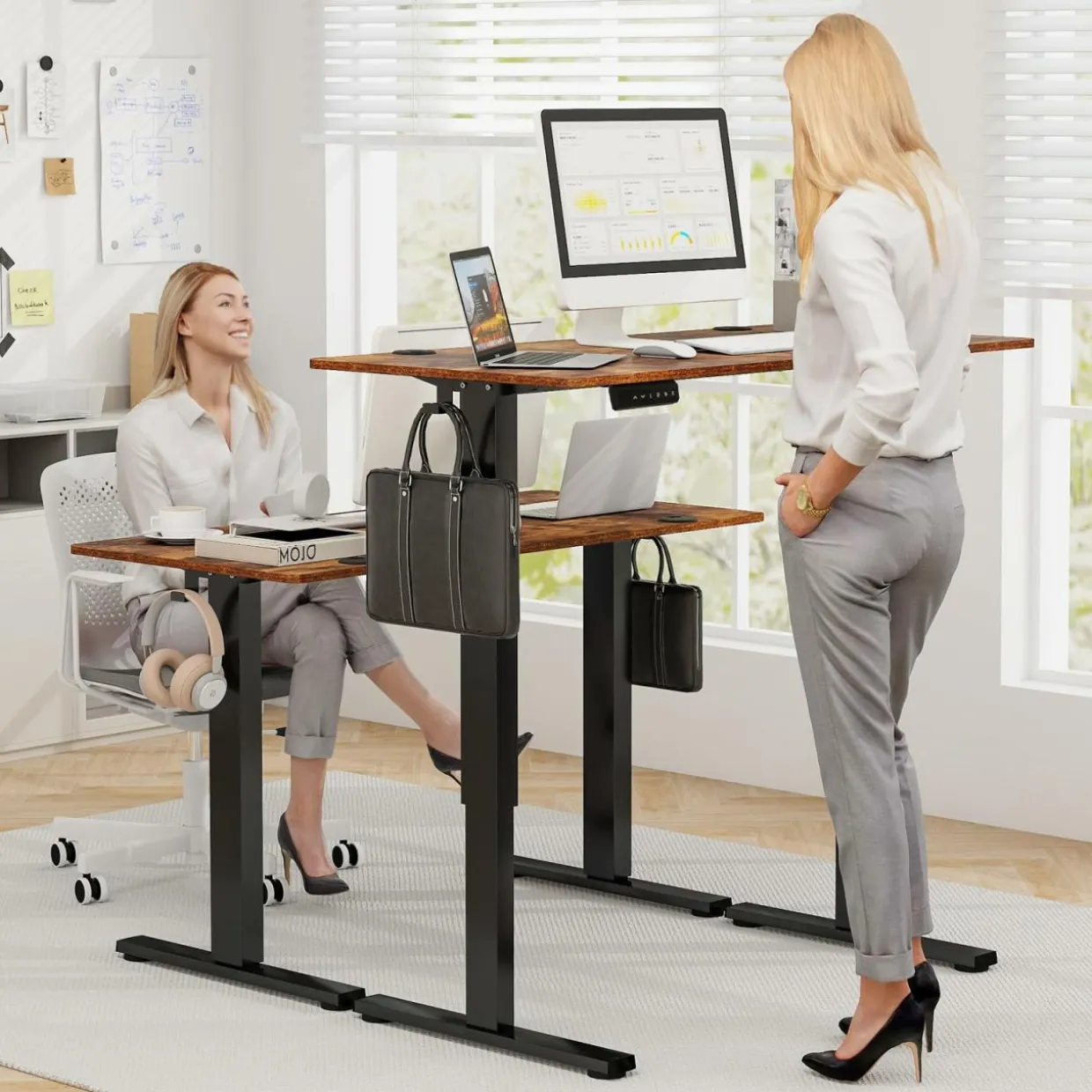 Tangkula 48" x 24" Electric Standing Desk