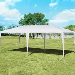 Tangkula 10 x 20 Feet Canopy Tent, Waterproof Wedding Canopy with Wind Rope, Outdoor Shelter Pavilion for Parties