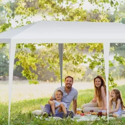 Tangkula 10 x 20 Feet Canopy Tent, Waterproof Wedding Canopy with Wind Rope, Outdoor Shelter Pavilion for Parties