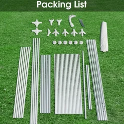 Tangkula 10 x 20 Feet Canopy Tent, Waterproof Wedding Canopy with Wind Rope, Outdoor Shelter Pavilion for Parties