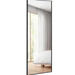 Tangkula 59" x 22" Full Length Mirror, Full Body Mirror with Rectangular Aluminum Frame and Explosion-Proof Glass