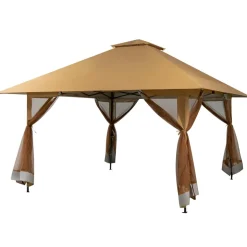 Tangkula 13' x 13' Pop-up Gazebo Canopy, Instant Setup Canopy Tent