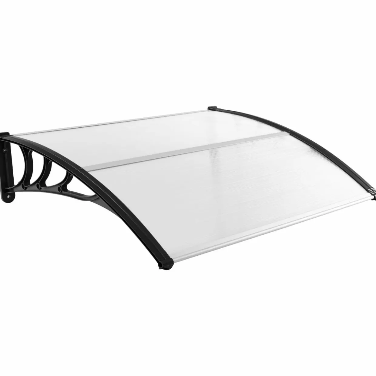Tangkula 40" x 48" Window Awning, Modern Polycarbonate Overhead Door Awning
