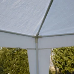 Tangkula 10 x 10Ft Outdoor Canopy Tent, Portable Wedding Party Tent, Outside Event Tents for Party, Patio Parties Tent for Backyard