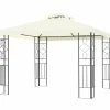 Tangkula 10 x 10FT 2-Tier Patio Gazebo, Powder Coated Steel Structure, Sun Shading Gazebo Canopy Shelter