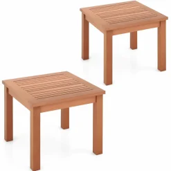 Tangkula Adirondack Outdoor Side Table, 18