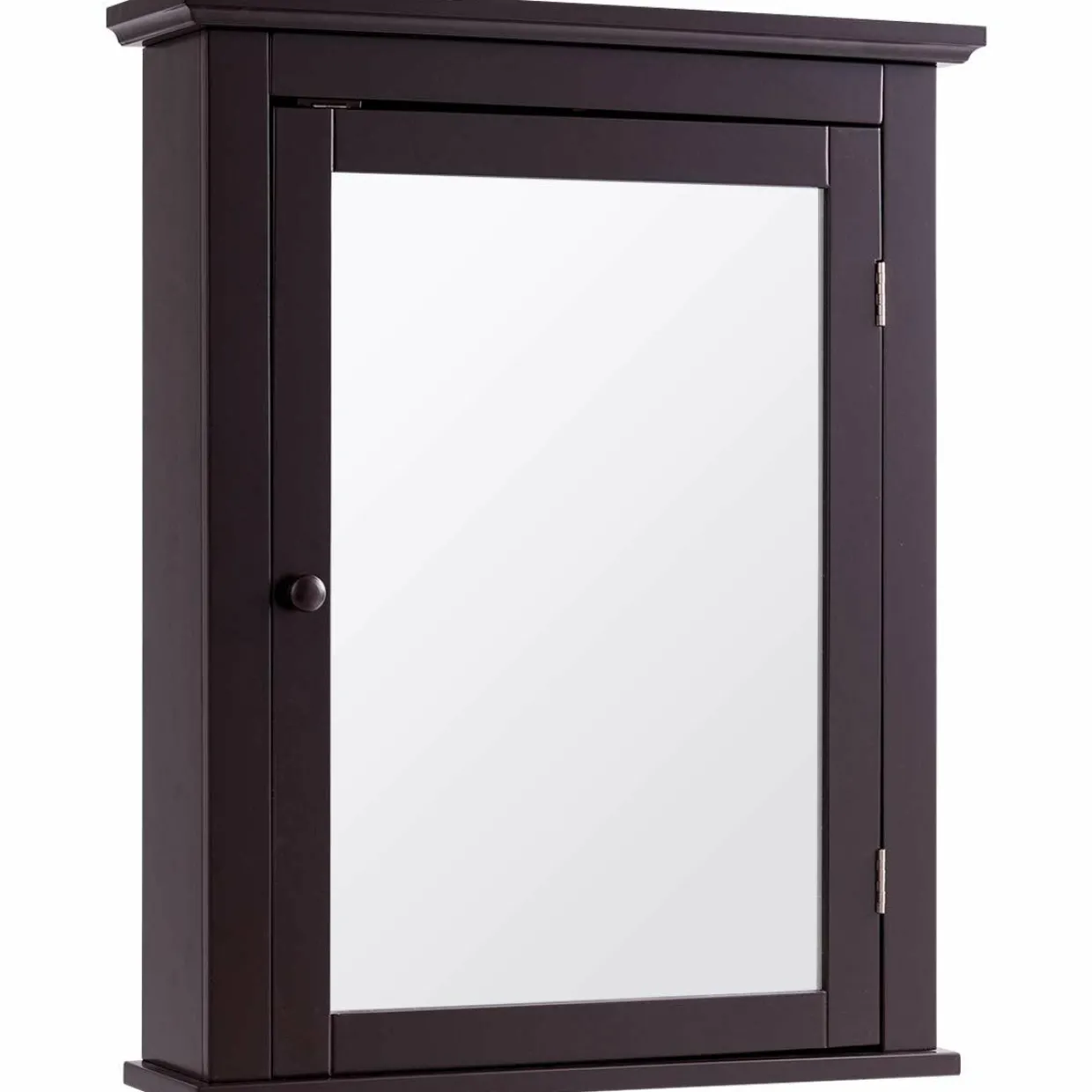 Tangkula Bathroom Cabinet with Mirror, Mirrored Wall-Mounted Storage Medicine Cabinet
