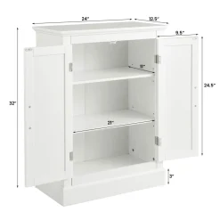 Tangkula Bathroom Floor Cabinet