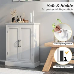 Tangkula Bathroom Floor Cabinet