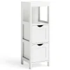 Tangkula Bathroom Floor Storage Cabinet