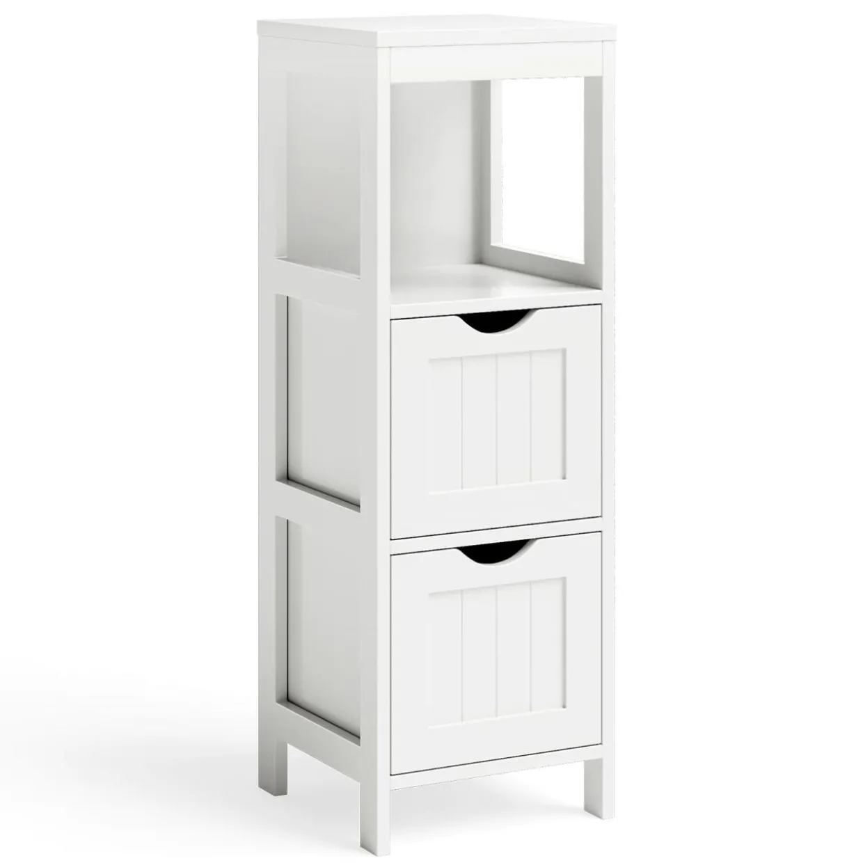 Tangkula Bathroom Floor Storage Cabinet