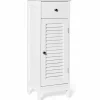 Tangkula Bathroom Floor Storage Cabinet
