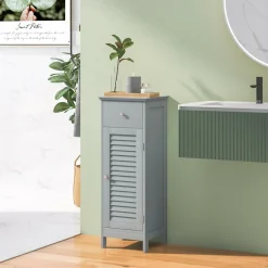 Tangkula Bathroom Floor Storage Cabinet