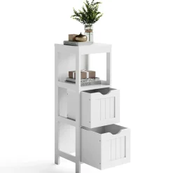 Tangkula Bathroom Floor Storage Cabinet