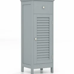 Tangkula Bathroom Floor Storage Cabinet