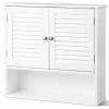 Tangkula Bathroom Wall Cabinet, Wooden Cabinet