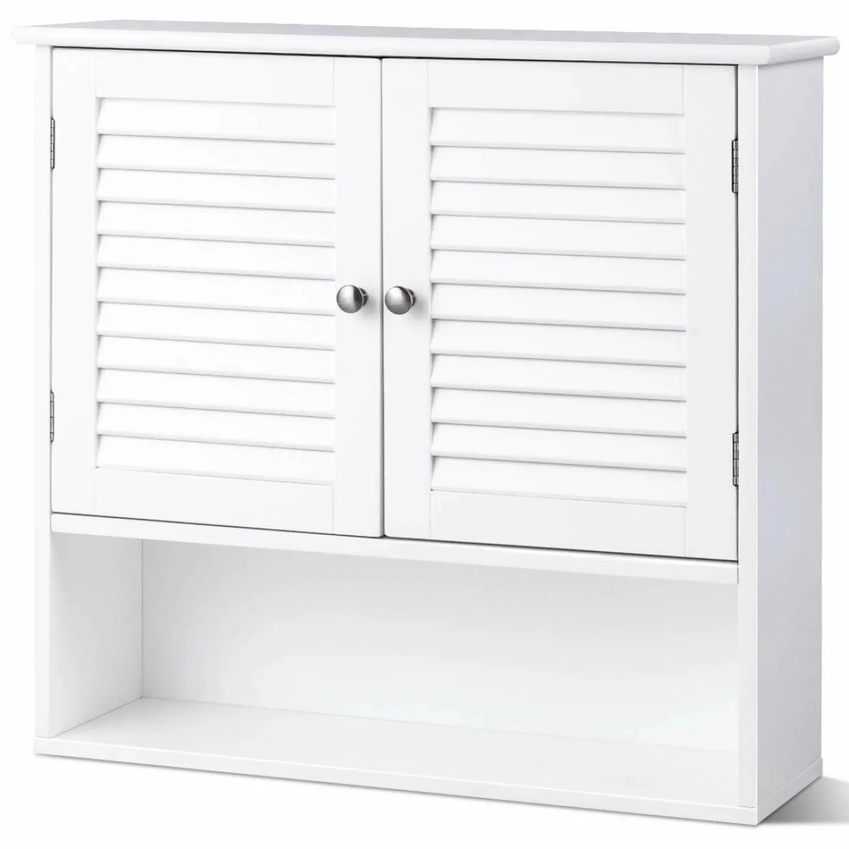 Tangkula Bathroom Wall Cabinet, Wooden Cabinet