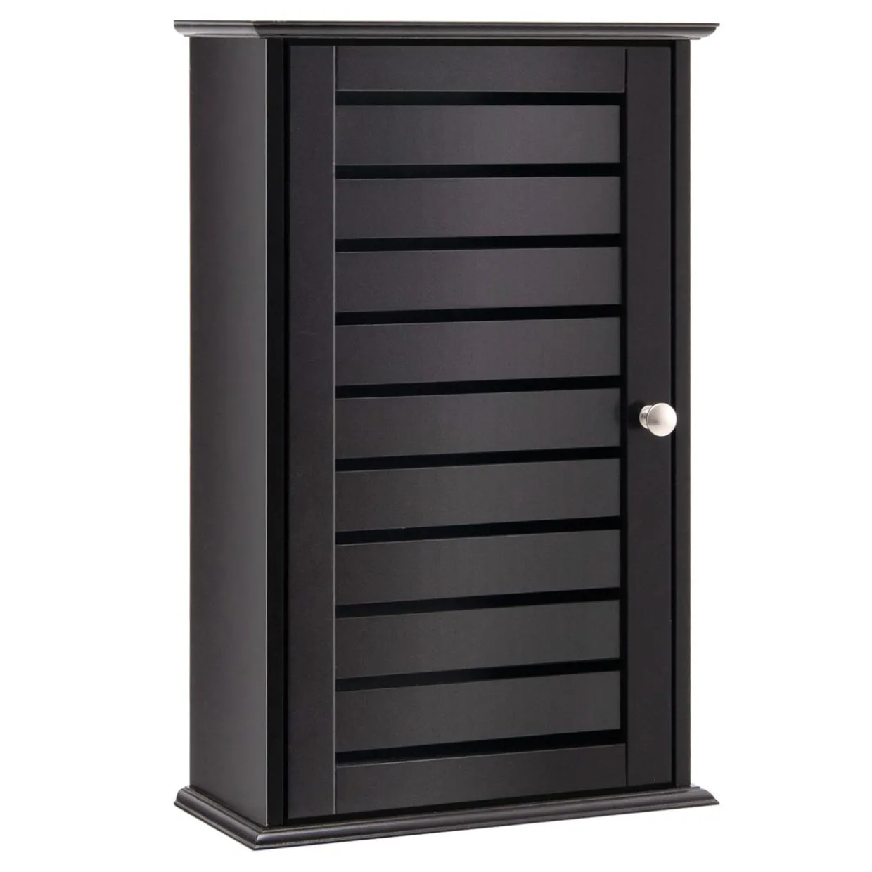 Tangkula Bathroom Wall Cabinet, Medicine Cabinet with 3 Tier Adjustable Storage Shelves