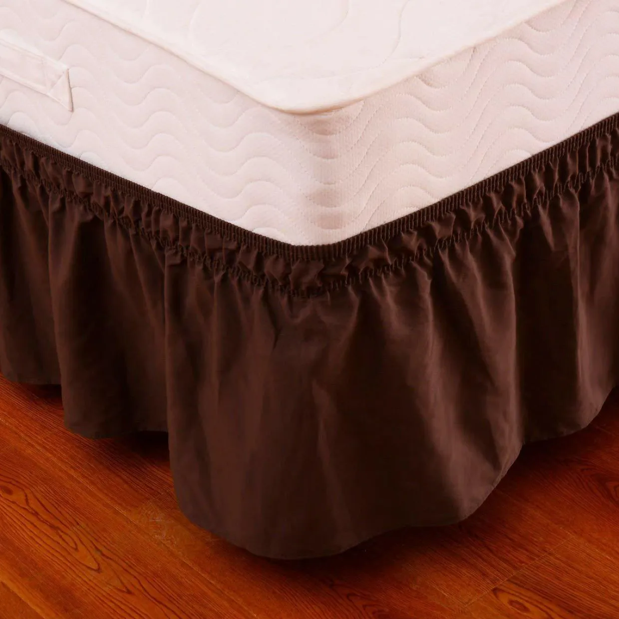 Tangkula Bed Wrap Ruffled Bed Skirt