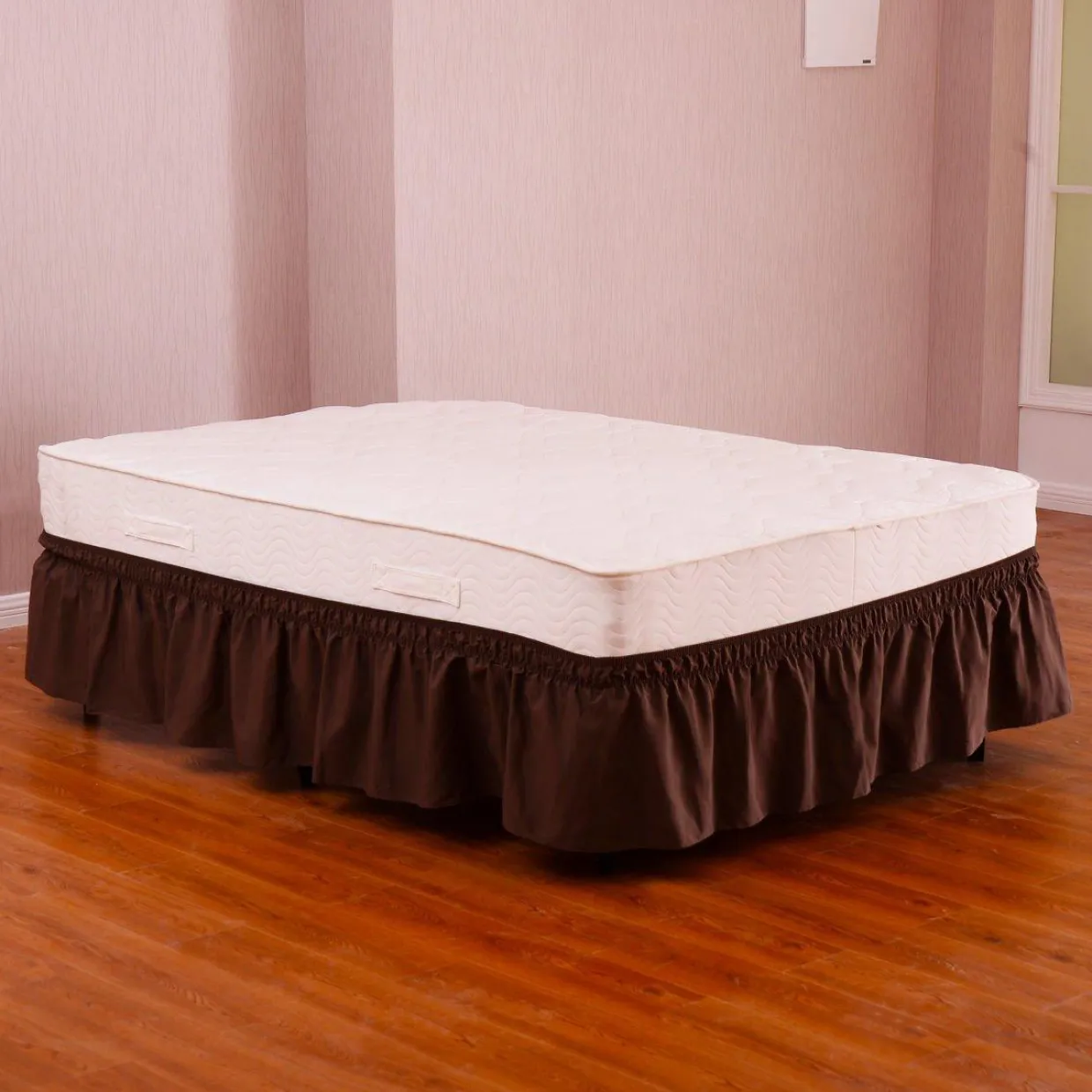 Tangkula Bed Wrap Ruffled Bed Skirt