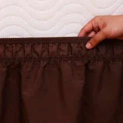 Tangkula Bed Wrap Ruffled Bed Skirt