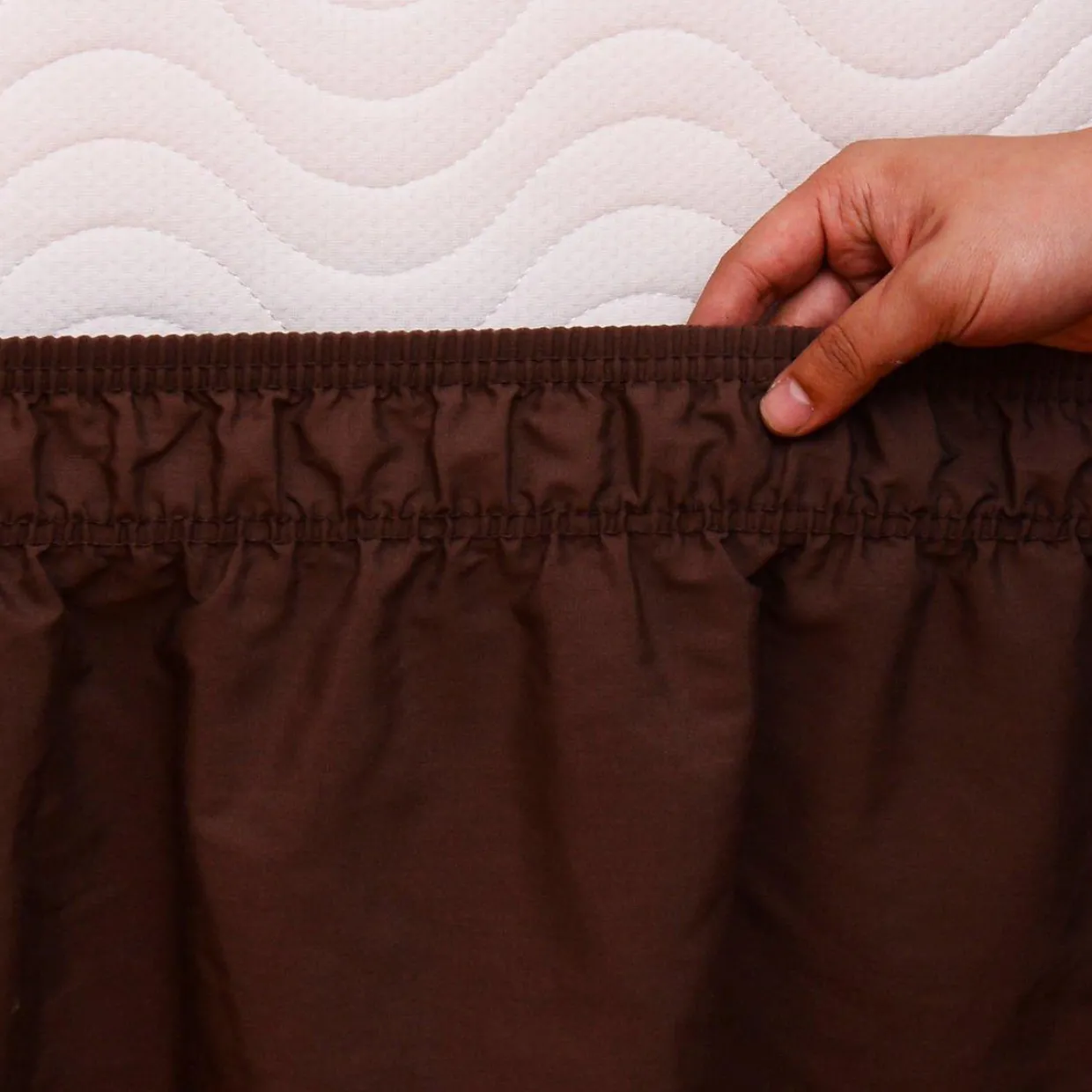 Tangkula Bed Wrap Ruffled Bed Skirt