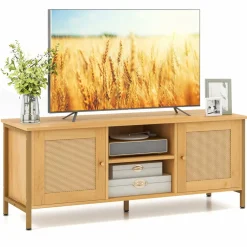 Tangkula Boho TV Stand up to 55”