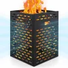 Tangkula Burn Barrel for Outside for Burning Trash
