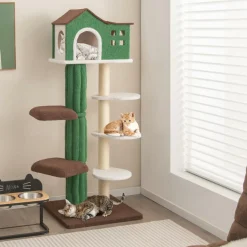 Tangkula Cactus Cat Tree for Indoor Cat, 7-Tier 61