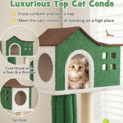 Tangkula Cactus Cat Tree for Indoor Cat, 7-Tier 61