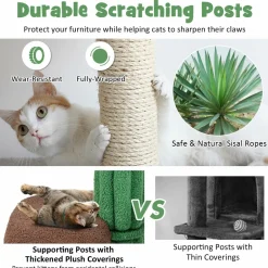 Tangkula Cactus Cat Tree for Indoor Cat, 7-Tier 61
