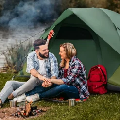 TANGKULA Camping Tent for 2 People, Portable Lightweight Backpacking Tent